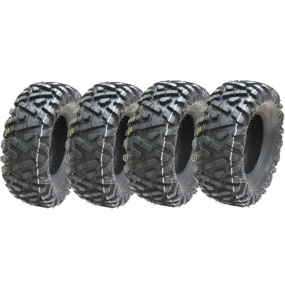 Parnells 26X9.00-12 & 26X11.00-12 Quad Atv Tyres 6Ply Wanda E-Marked Legal (Set Of 2 & 2)