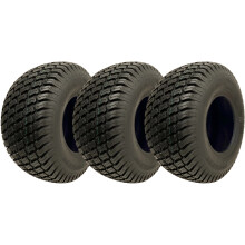 Lot de 3 Pneus tondeuse Wanda P332 18x8.50-8 4ply, Multi Turf, route légal Europe/UK