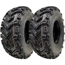 24x8.00-11 Quad ATV Tyres 6ply Wanda E-Marked Road Legal Tubeless 41J (Set of 2)