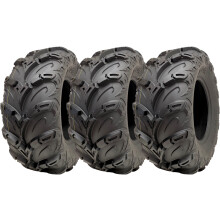 25x10.00-12 ATV Quad Neumáticos OBOR Mudsling E-Marked Road Legal 200kgs (Juego de 3)