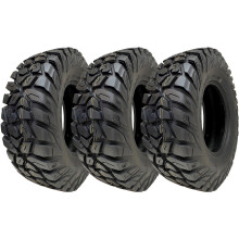 25x8.00-12 ATV 205/80R12 Pneus 8ply WL03 OBOR Antelope 68N Road Legal (Conjunto de 3)