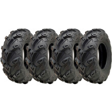 25x8.00-12 ATV Quad Neumático OBOR Mudsling WU05 E-Marked Road Legal 165kg (Juego de 4)