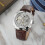 Fashionable Automatic Mechanical Watch PU Leather 2