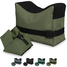 Shooting Rest Bag - Durable Waterproof Front & Rear Support Sandbags for Rifle Hunting Photography, Adjustable Size