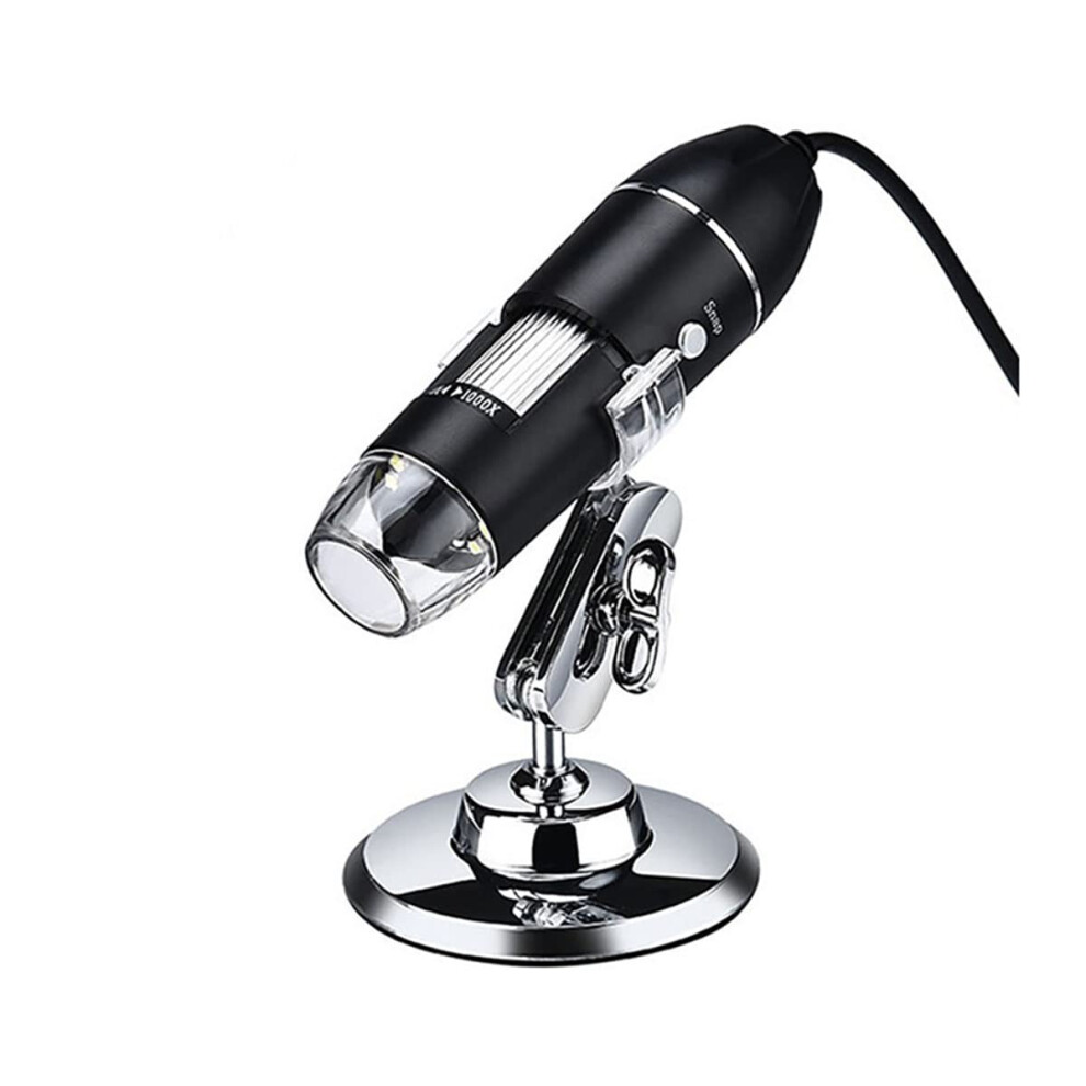 Microscope Kit 1600X 1000X 500X Electronic Digital Handheld Microscope with Stand and Lens Adapters Color 1000X-image-OPC-PJNF8QT-NEW