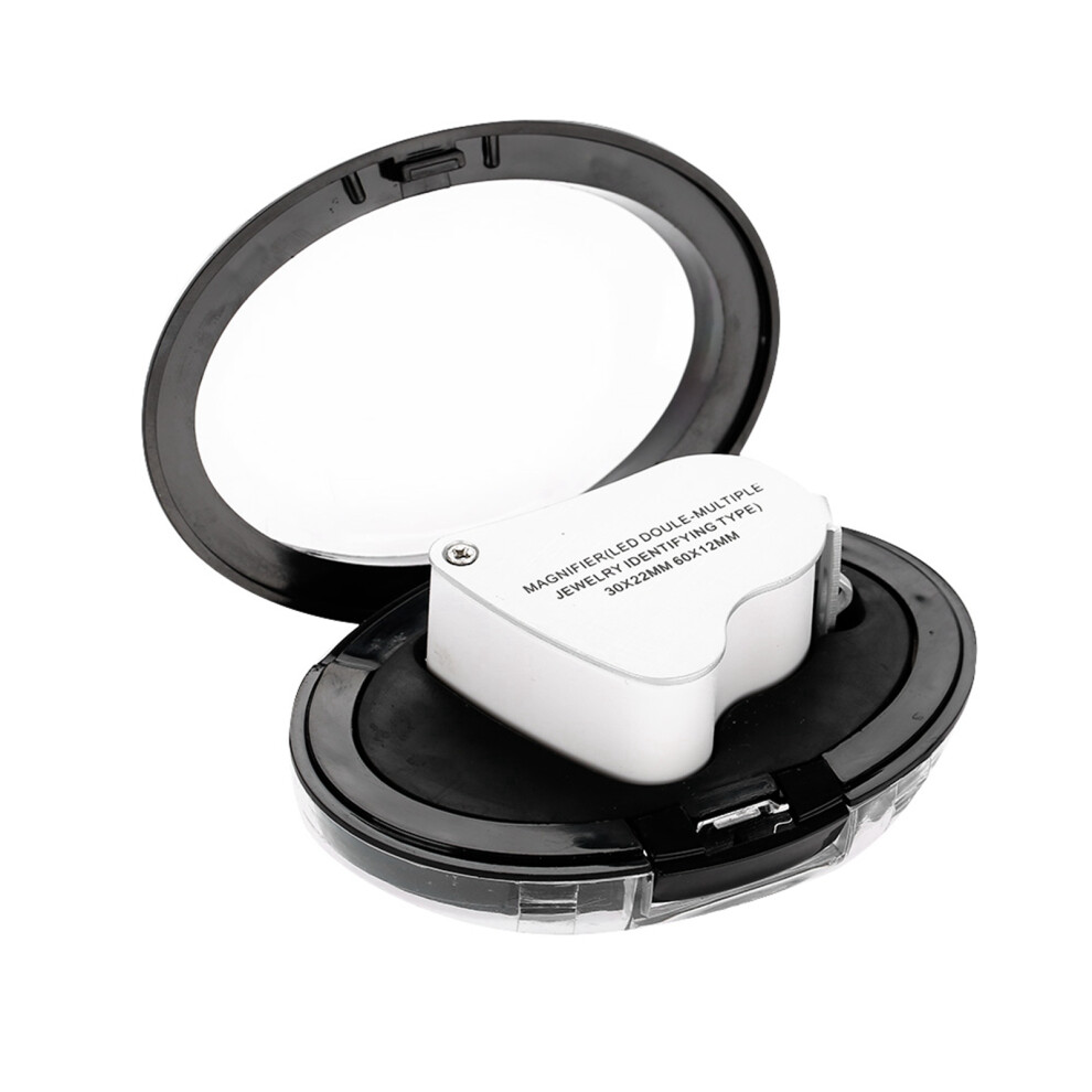 30X 60X Double Lens Portable Magnifier Pocket