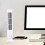 Mini USB Bladeless Tower Fan 2 Speeds, White, 330x105x60mm 1