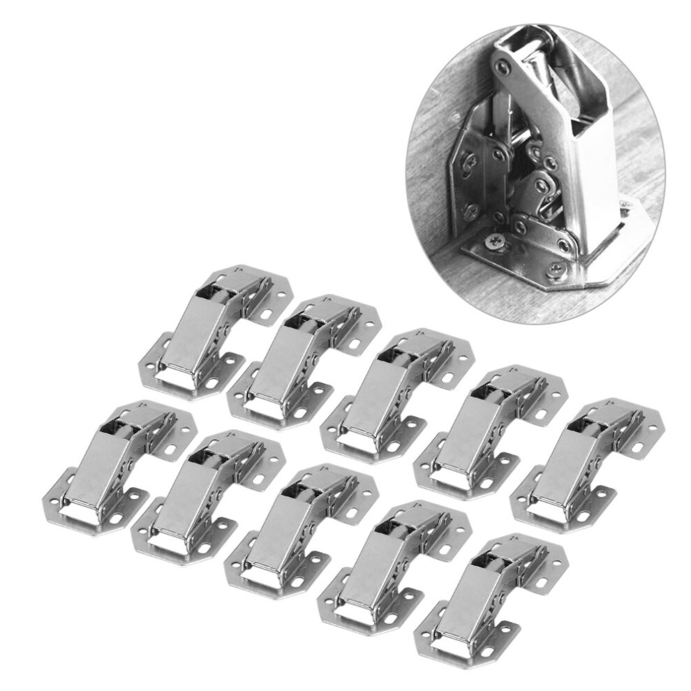 Soft Close Hidden Cabinet Hinge Pack Of 10 Cold-Roll Steel Concealed Hinges For Kitchen Cupboard Wardrobe Doors 6947110167053