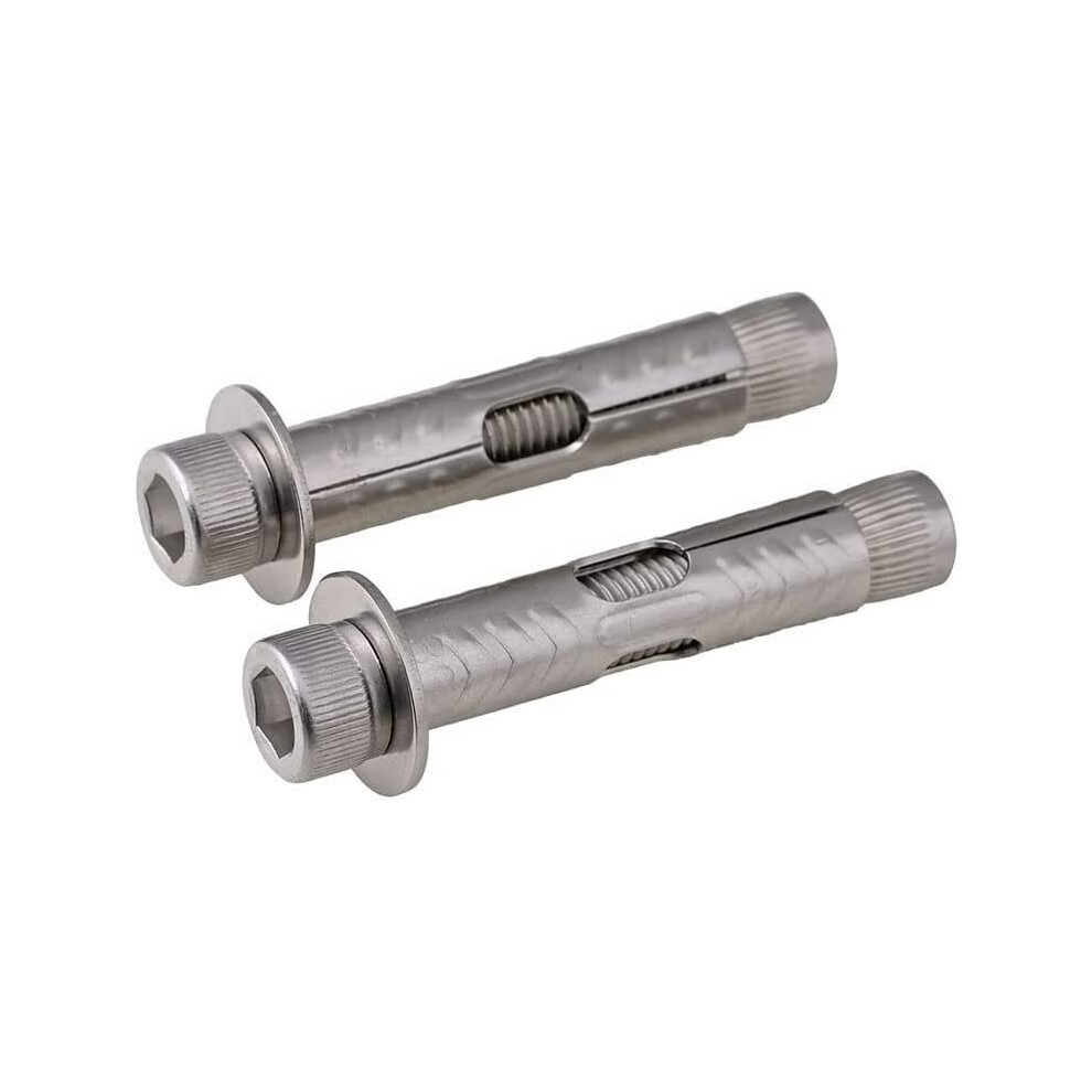 Expansion Bolts M6 M8 M10 M12 304 Stainless Steel Internal Expansion Screw Hexagon Anchor Bolts 5Pcs 6947110167299