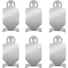 6PCS Metal Tactical Training Targets for Outdoor Airsoft Shooting Practice - Standing Design, Durable Construction, Hunting Accessories