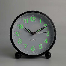 2024 New Silent Alarm Clock - Non Ticking Analog Alarm Clocks with Warm Light - Minimalistic Round p20241126774