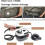 2500W Portable Handheld Steam Cleaner with Multi-Function Nozzle, 6-Speed Adjustment for Kitchen, Bathroom, Car Windows, A-White 5