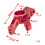 2 Stück Knuckle-Träger 4Tec 1/10 2,0/3,0 Rot 16 g 9