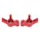 2 Stück Knuckle-Träger 4Tec 1/10 2,0/3,0 Rot 16 g 7