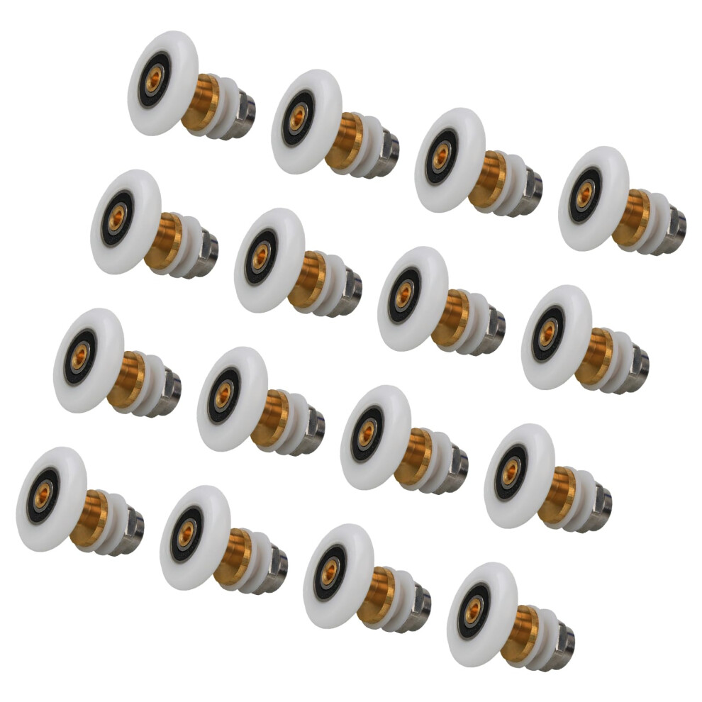 Shower Door Roller Set For Glass Doors, Adjustable Height, Rust-Resistant Pulleys For Smooth Gliding Operation 6947110167763