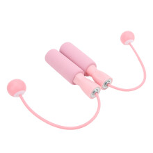 1 Paar Springseil Verstellbares kabelloses Springseil mit Doppelkugellagern für Männer, Frauen und Kinder Pink