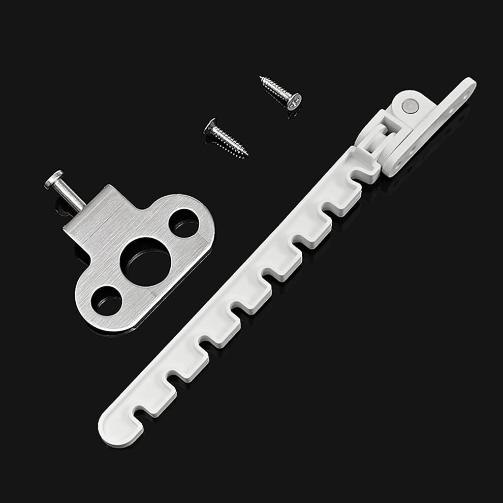 Safety Catch Window Safety Latch And Restrictor For Child Safety Locks, 2 Styles In Size C White