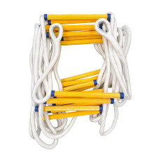 Adult Rope Ladder Emergency Fire Escape Ladder 5m for 2/3/4 Storey Windows and Balcony, Tear Resistant, 420KG Capacity