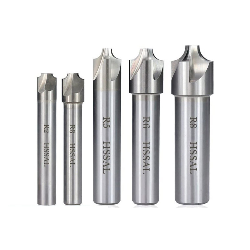 Corner Rounding End Mill R1.0-R12 Hss Radius Milling Cutter Cnc Router Bit R8.0 Size High Precision Tool 6276012481739