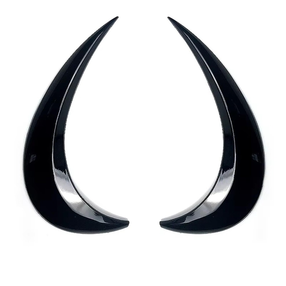 Car Headlight Eyebrow Trim Cover For Vw Beetle 2012-2018 Headlamp Eyelids Stickers Abs Material Black 6276012481913