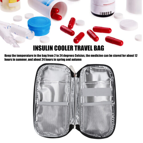 Insulin Kühlbox EVA Grau Mehrschichtig 2