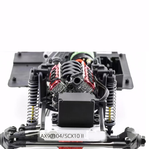 RC V8 Engine Model Kit Realistic Engine Internal Combustion Oil Pan 1