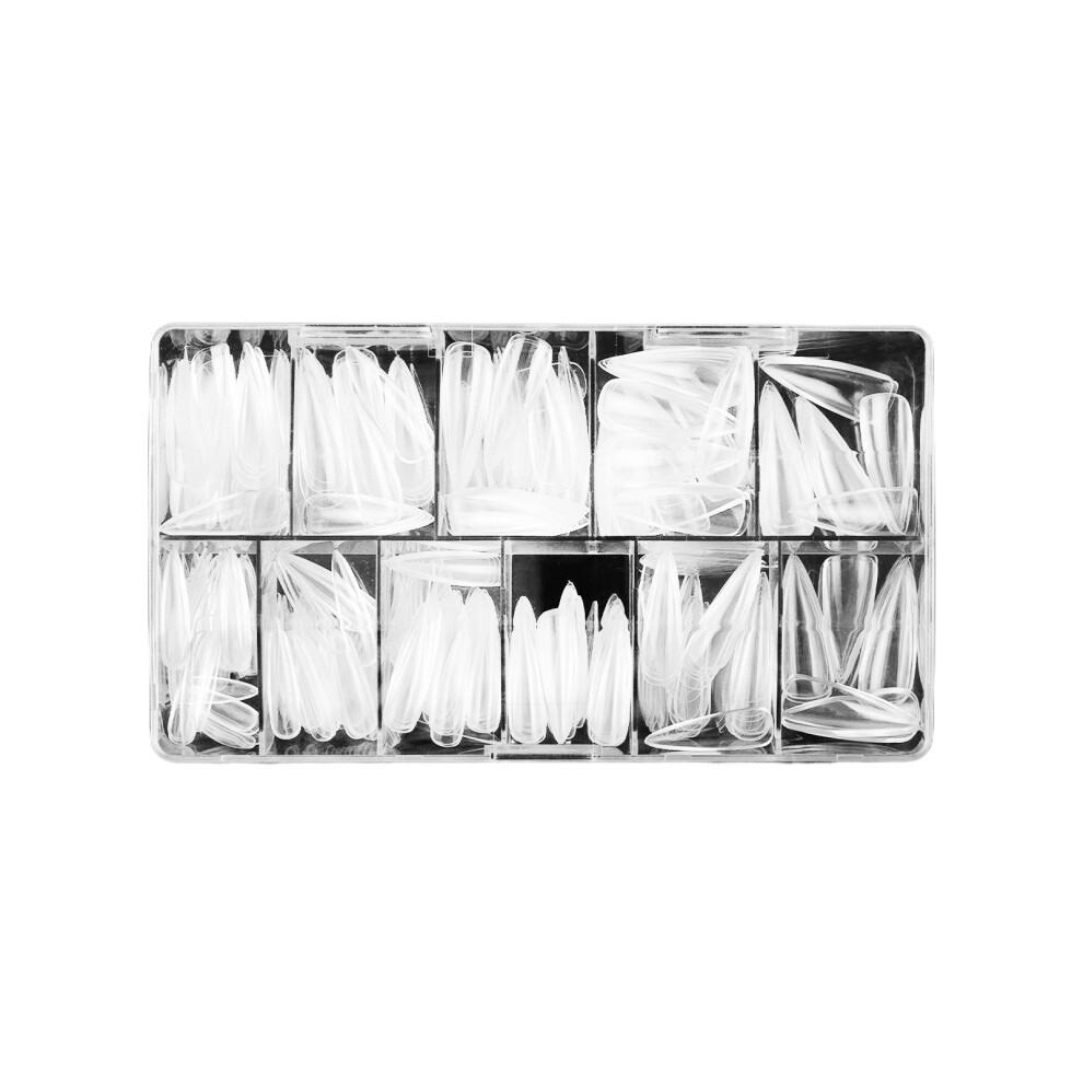 (Long water drop nail) Almond Shape Square Nail Tips Chip-resistant Non-toxic Formula