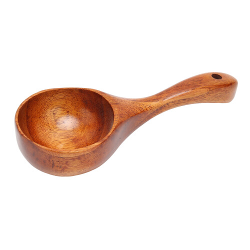 Cuchara de madera para gachas 125g/4.4oz mango liso 1