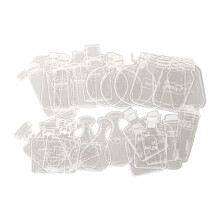 Flor seca transparente S5x8cm 18g/L8x12cm 30g