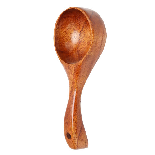 Cuchara de madera para gachas 125g/4.4oz mango liso