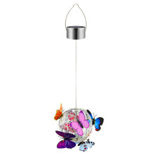 Hängendes solarbetriebenes LED-Licht bunt 55cmx10cm