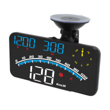 Azul 5V HUD GPS velocímetro compacto universal para coche