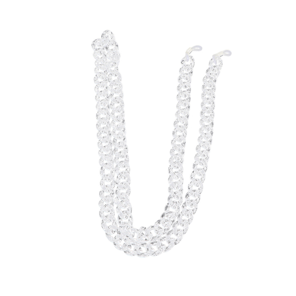 Women's Eyeglass Chains Transparent Acrylic