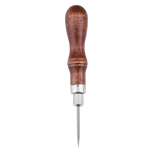4 In 1 Wooden Handle Leather Stitching Sewing Awl 2