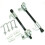 Coil Spring Compressor for Strut Shocks - Heavy Duty Suspension Tool for Easy Removal and Installation, Compatible with Various Models 1