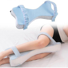 Foam Knee Pillow Leg Orthopedic Pillow for Sleeping On Side Beds Wedge Support Pillow for Back, Hip, Knee And Sciatica Pain Relief g20242404669