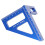 Blaues Aluminium-Winkellineal 45/90 1 mm 15