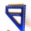 Blaues Aluminium-Winkellineal 45/90 1 mm 10