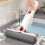 Plastic Mop Portable Microfiber Mop Pads Washable Mini Floor Cleaning System with Squeeze Sponge Design 4