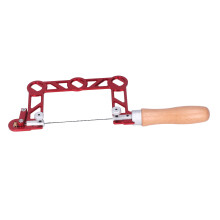 Mini-Holzsäge Handkreissäge U-förmiger Holzgriff Coping-Säge für Juwelier- und Metallbearbeitung 3 Zoll