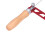 Mini-Coping-Säge 5 Zoll U-förmiger Rahmen, roter Holzgriff 10