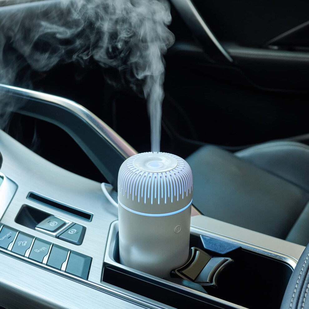 Car Diffuser USB Cool Mist Humidifier Portable Essential Oil Diffuser for Car Home Office Bedroom White Color-image-OPC-PJNFM88-NEW