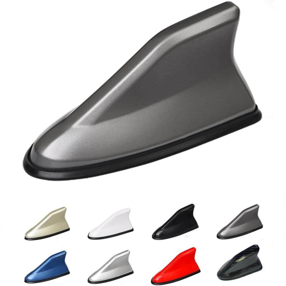 Shark Fin Antenna Cover For Dodge Ram 4Th Gen 2011-2018, Roof Aerial Trim Compatible With Dodge Ram Models Grey 6947110169361