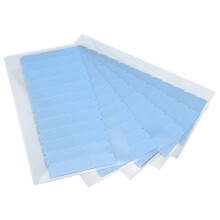 5 Sheets Double Sided Wig Tape Waterproof 4x0.8cm Blue