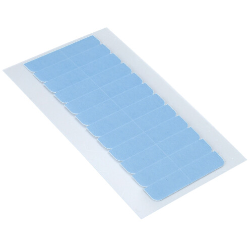 5 Sheets Double Sided Wig Tape Waterproof 4x0.8cm Blue 2