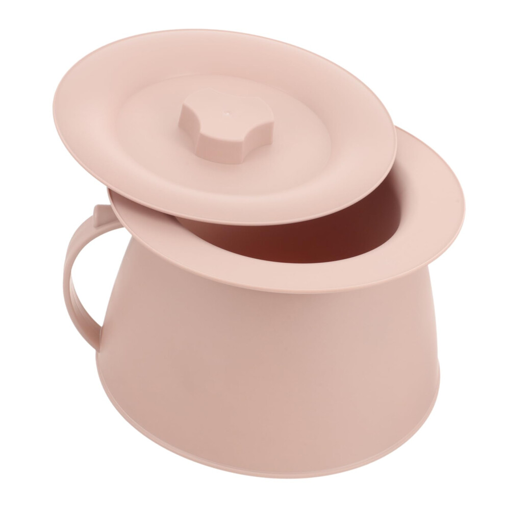 Chamber Pot Thickened Urinal Bucket for Adults Portable Plastic Potty with Lid Easy Clean 5L Capacity