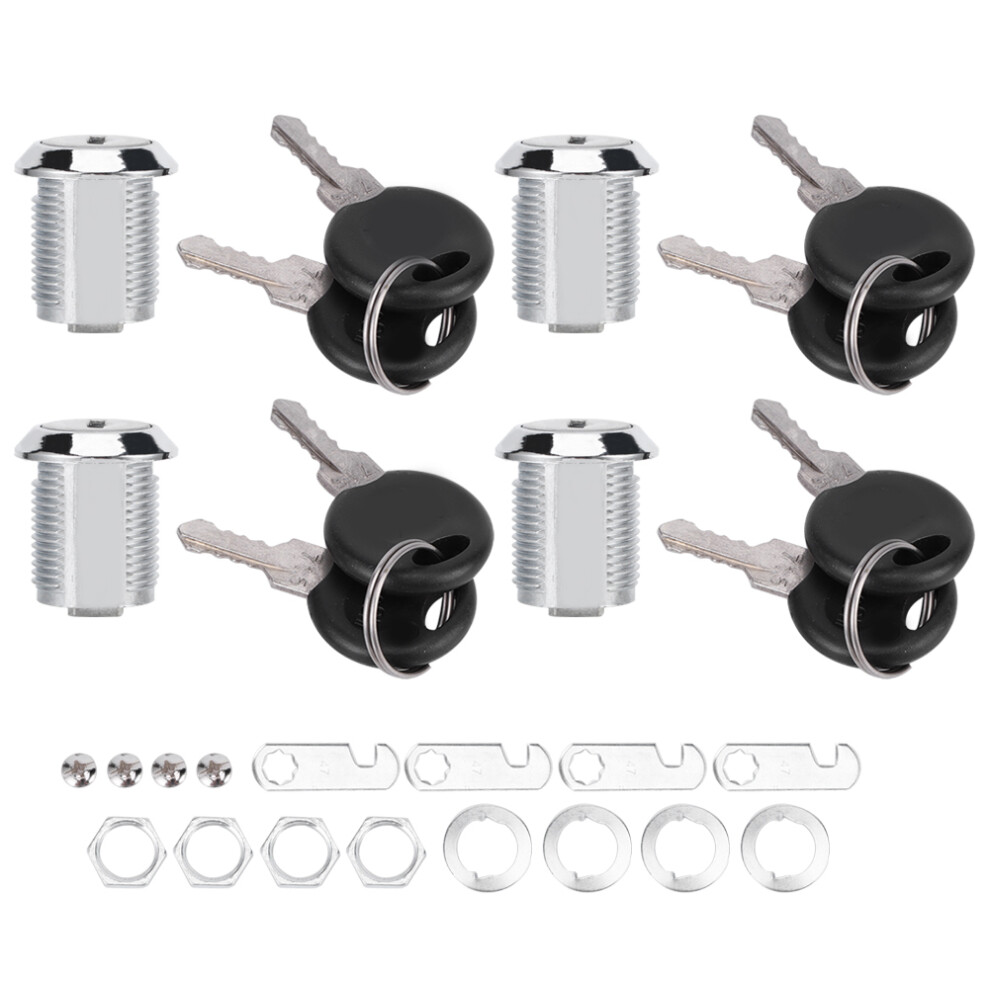 4 Set Cam Lock Zinc Alloy File Cabinet Mailbox 9387669660235