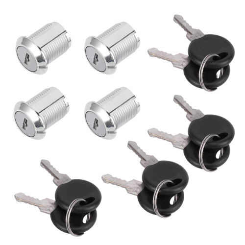 4 Set Cam Lock Zinc Alloy File Cabinet Mailbox 2