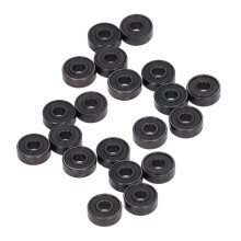 20 piezas S606RS rodamientos de bolas 6x17 mm negro