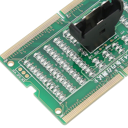 Probador de placa base DDR4 para portátil con luz, PCB CR2032 2